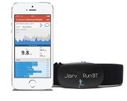 Jarv Premium Bluetooth® 4.0 Smart heart rate monitor for IPhone 4S / IPhone 5, 5C, 5S, 6 , 6+ / IPad Mini / new IPod Touch and other Bluetooth devices (iOS only) Black (Soft strap)